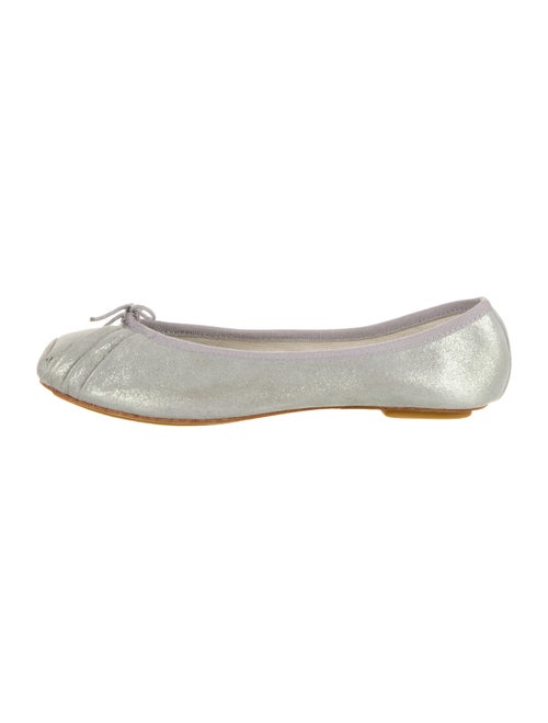 Repetto Suede Ballet Flats Green