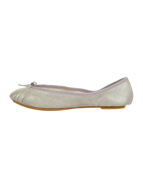 Repetto Suede Ballet Flats Green