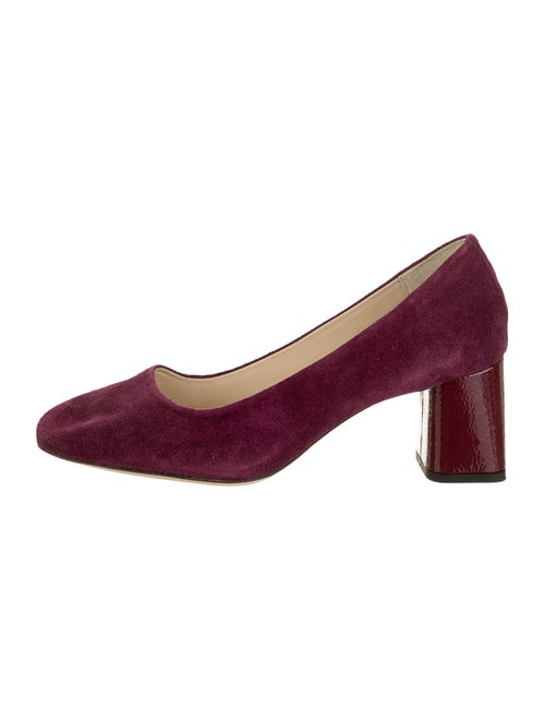 Repetto Suede Pumps Purple