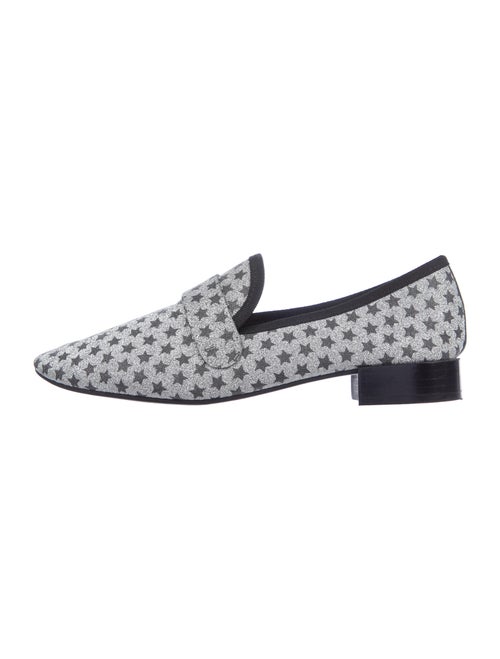 Repetto Printed Loafers Silver