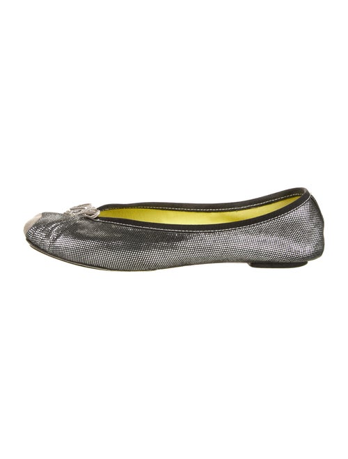 Repetto Leather Ballet Flats Metallic