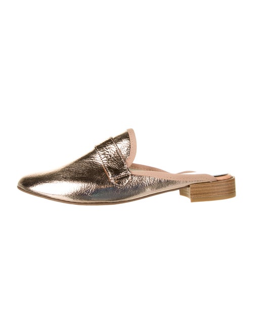 Repetto lOLY Leather Mules Metallic
