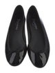 Repetto Patent Leather Bow Accents Ballet Flats
