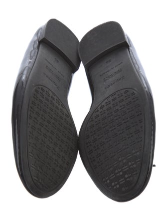 Repetto Patent Leather Bow Accents Ballet Flats