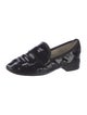 Repetto Patent Leather Grosgrain Trim Loafers