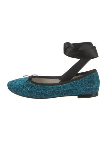 Repetto Flats Glitter Printed Ballet Us9, Fr40 | 9