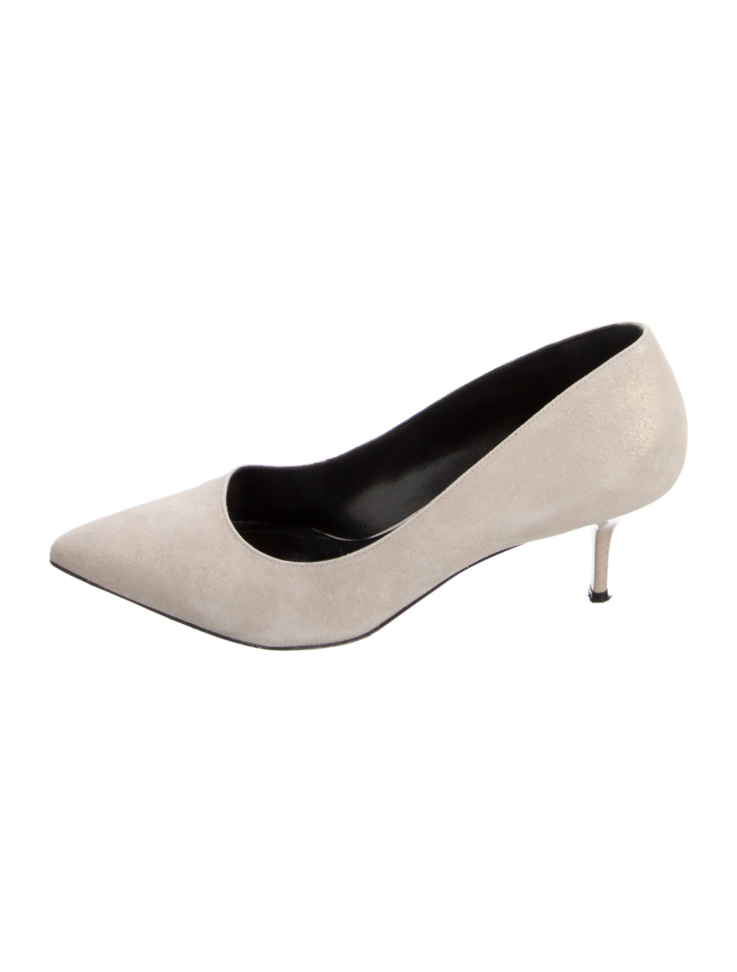Repetto Suede Glitter Accents Pumps