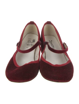 Repetto Velvet Mary Jane Flats