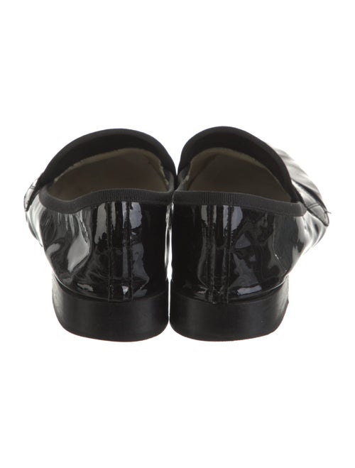 Repetto Patent Leather Grosgrain Trim Loafers