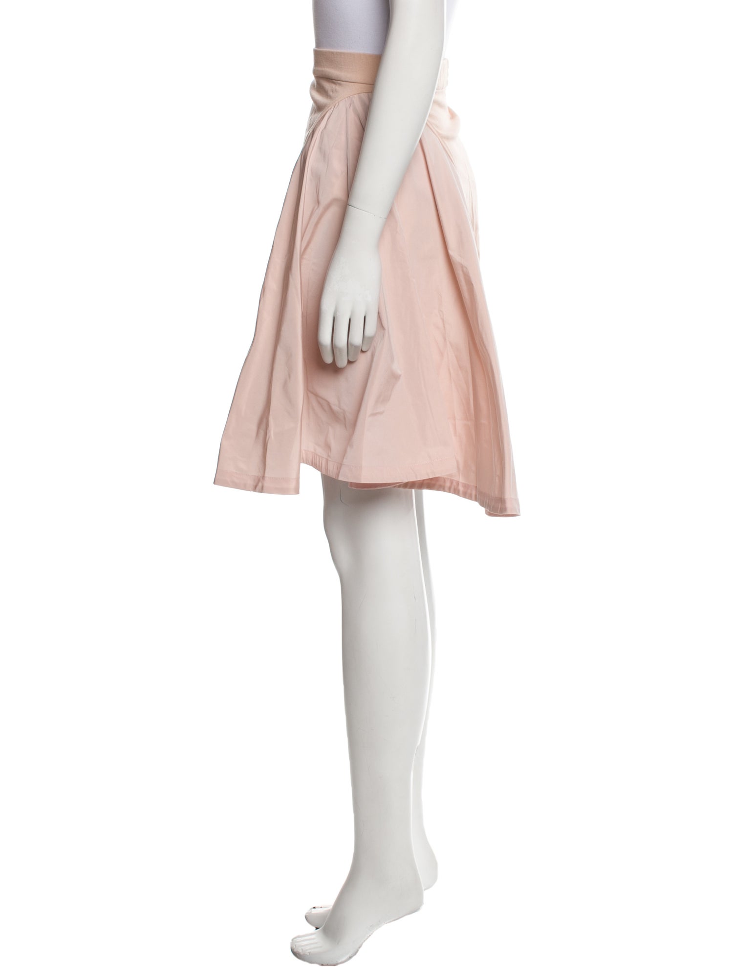 Repetto Pleated Accents Knee-Length Skirt