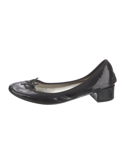 Repetto Patent Leather Bow Accents Pumps
