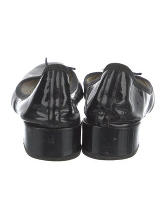 Repetto Patent Leather Bow Accents Pumps