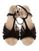 Repetto Suede T-Strap Sandals