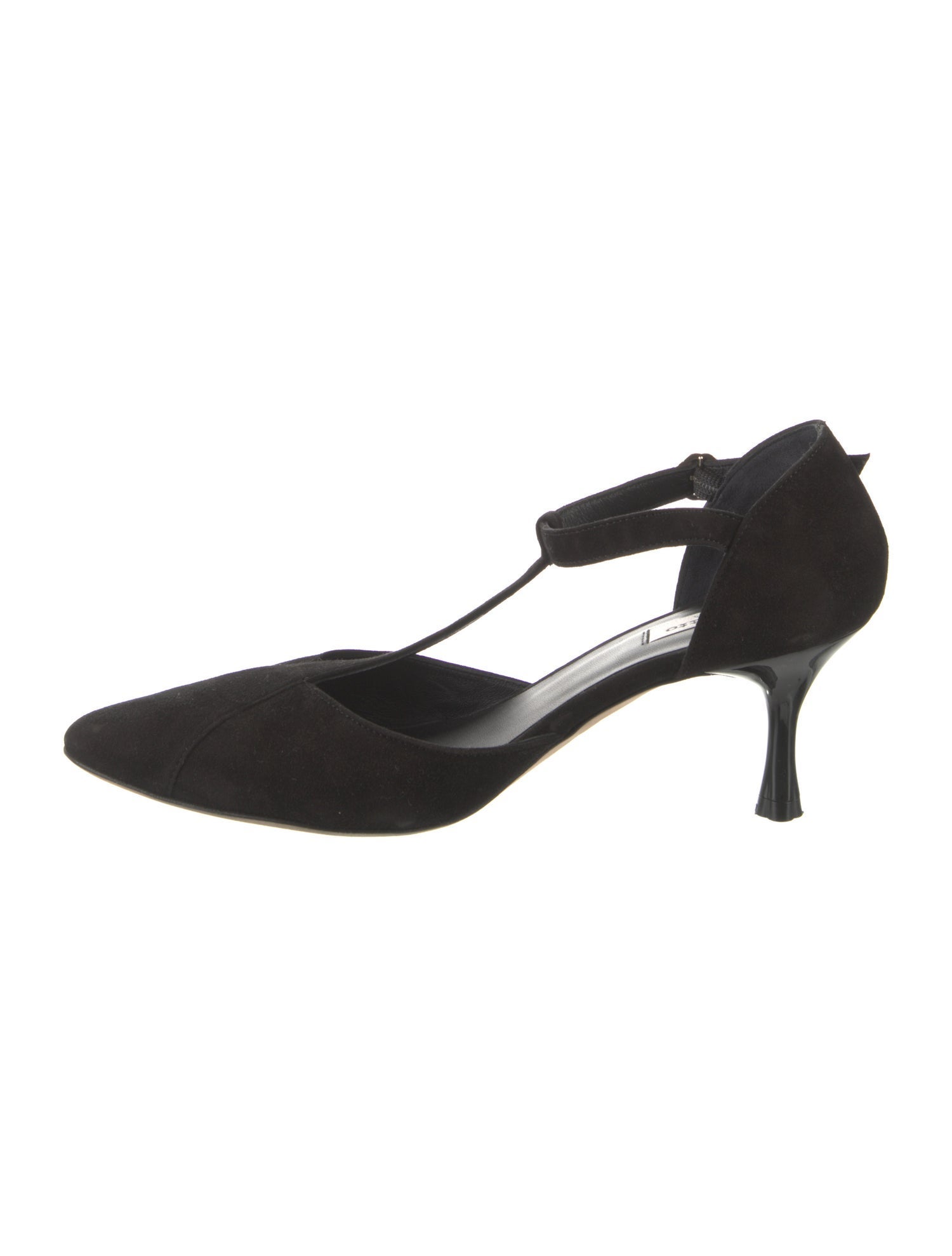 Repetto Suede T-Strap Pumps