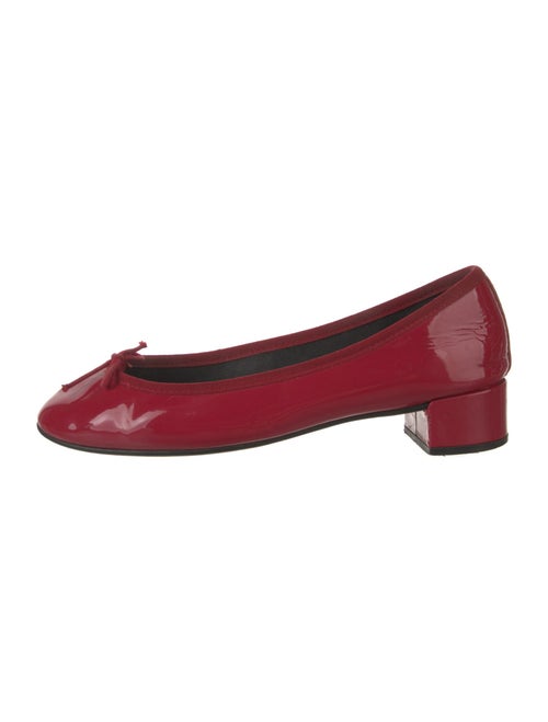 Repetto Patent Leather Bow Accents Pumps