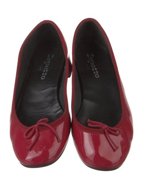 Repetto Patent Leather Bow Accents Pumps