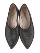 Repetto Leather Bow Accents Ballet Flats