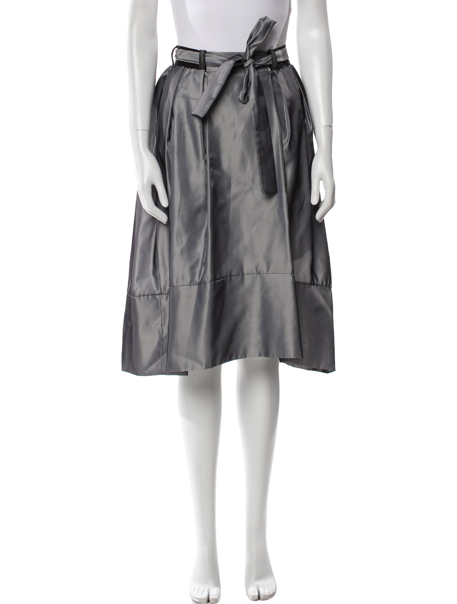 Repetto Pleated Accents Knee-Length Skirt