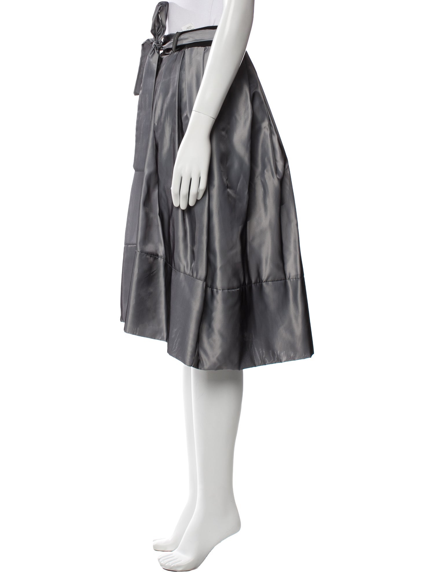 Repetto Pleated Accents Knee-Length Skirt