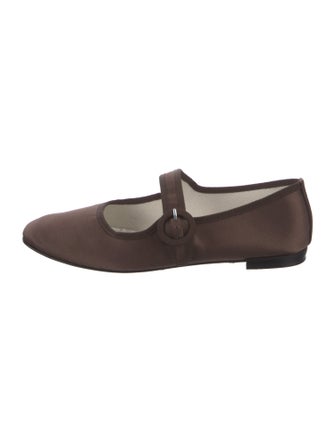 Repetto Satin Mary Jane Flats