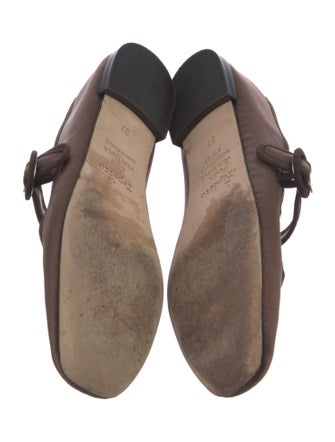 Repetto Satin Mary Jane Flats