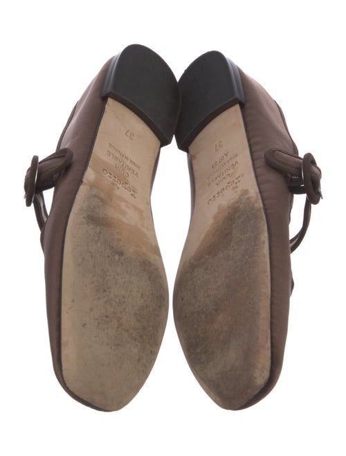 Repetto Satin Mary Jane Flats