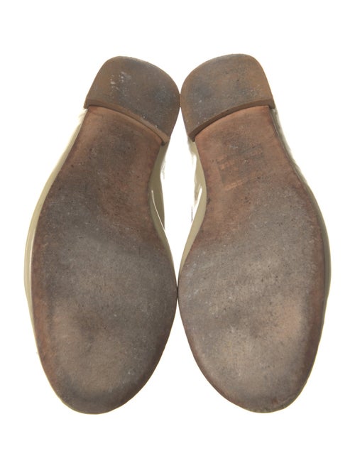 Repetto Patent Leather Bow Accents Ballet Flats