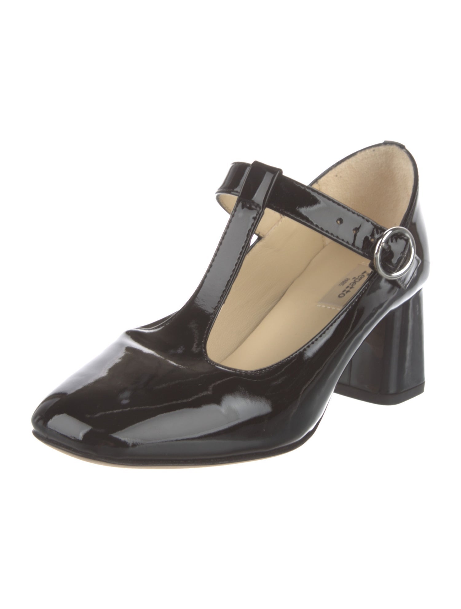Repetto Patent Leather T-Strap Pumps