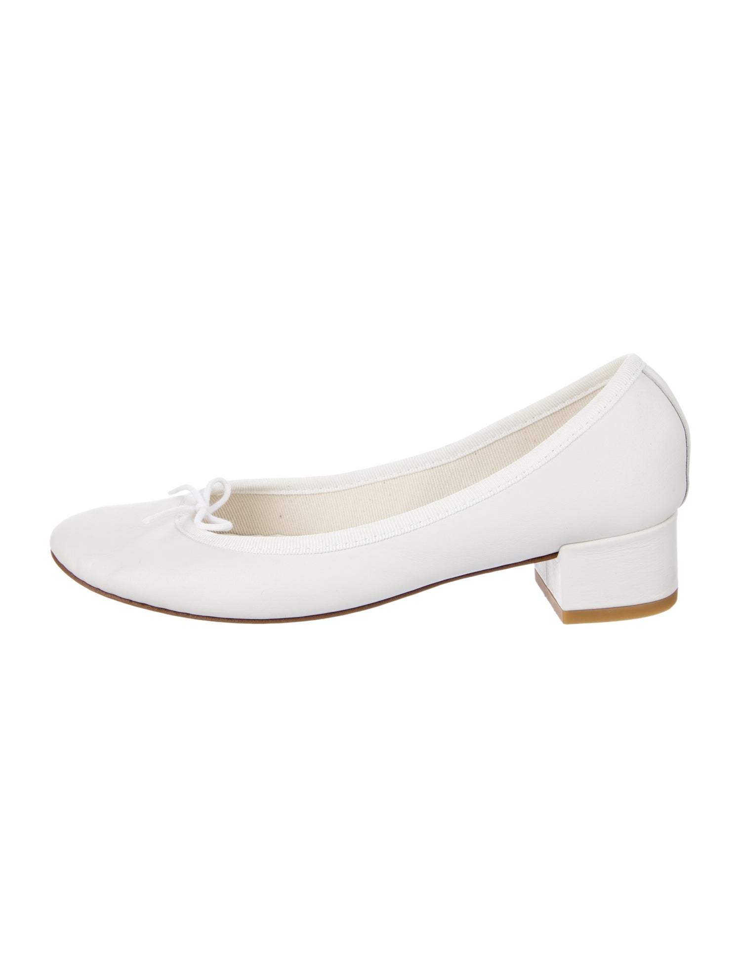 Repetto Leather Bow Accents Pumps
