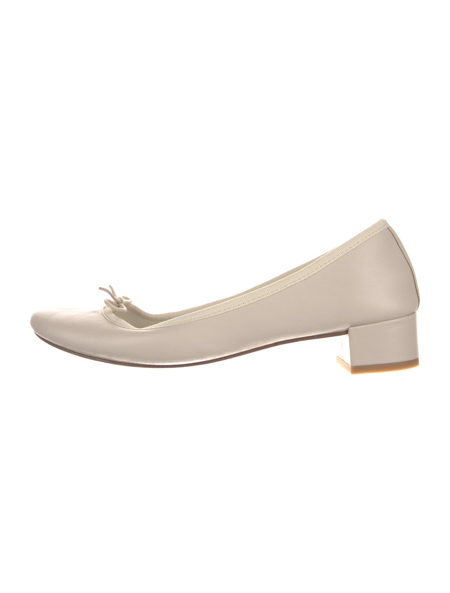 Repetto Leather Bow Accents Pumps