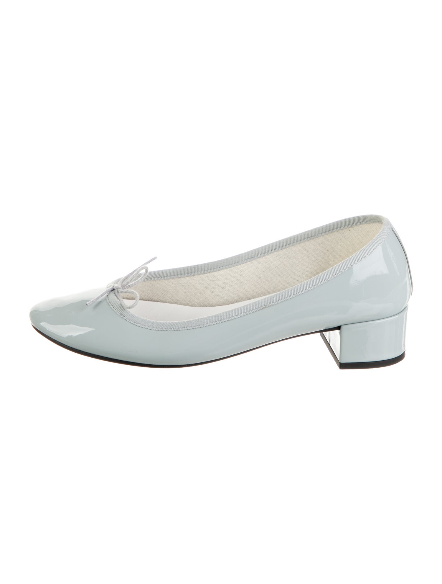 Repetto Patent Leather Bow Accents Pumps