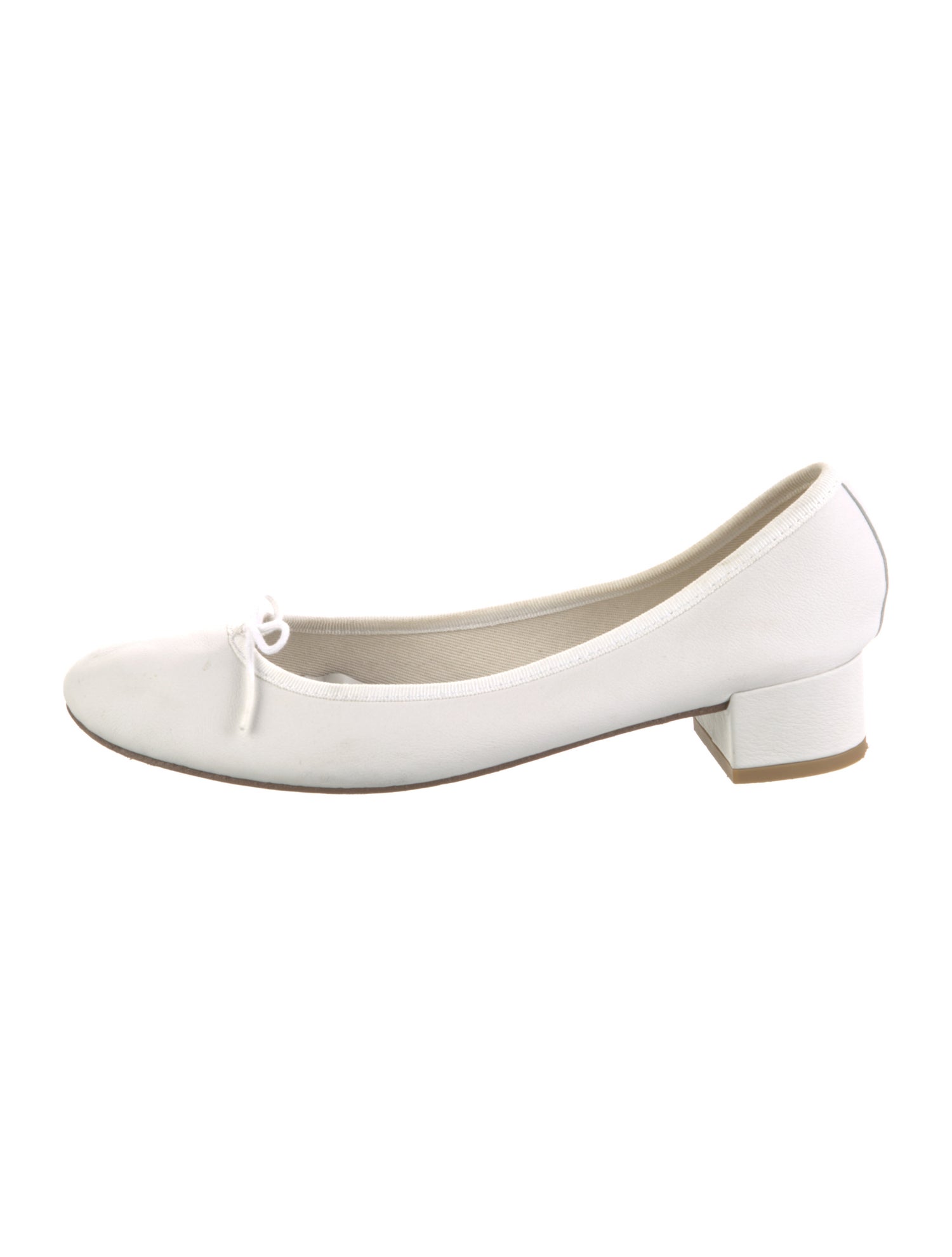 Repetto Leather Bow Accents Pumps