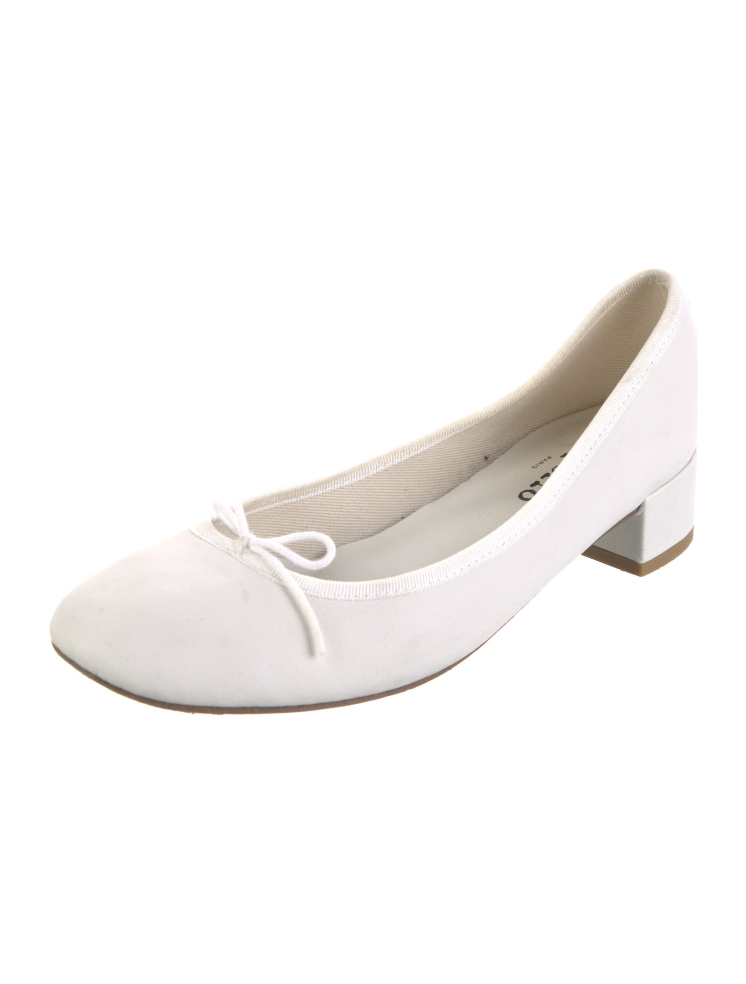 Repetto Leather Bow Accents Pumps