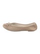 Repetto Suede Bow Accents Ballet Flats