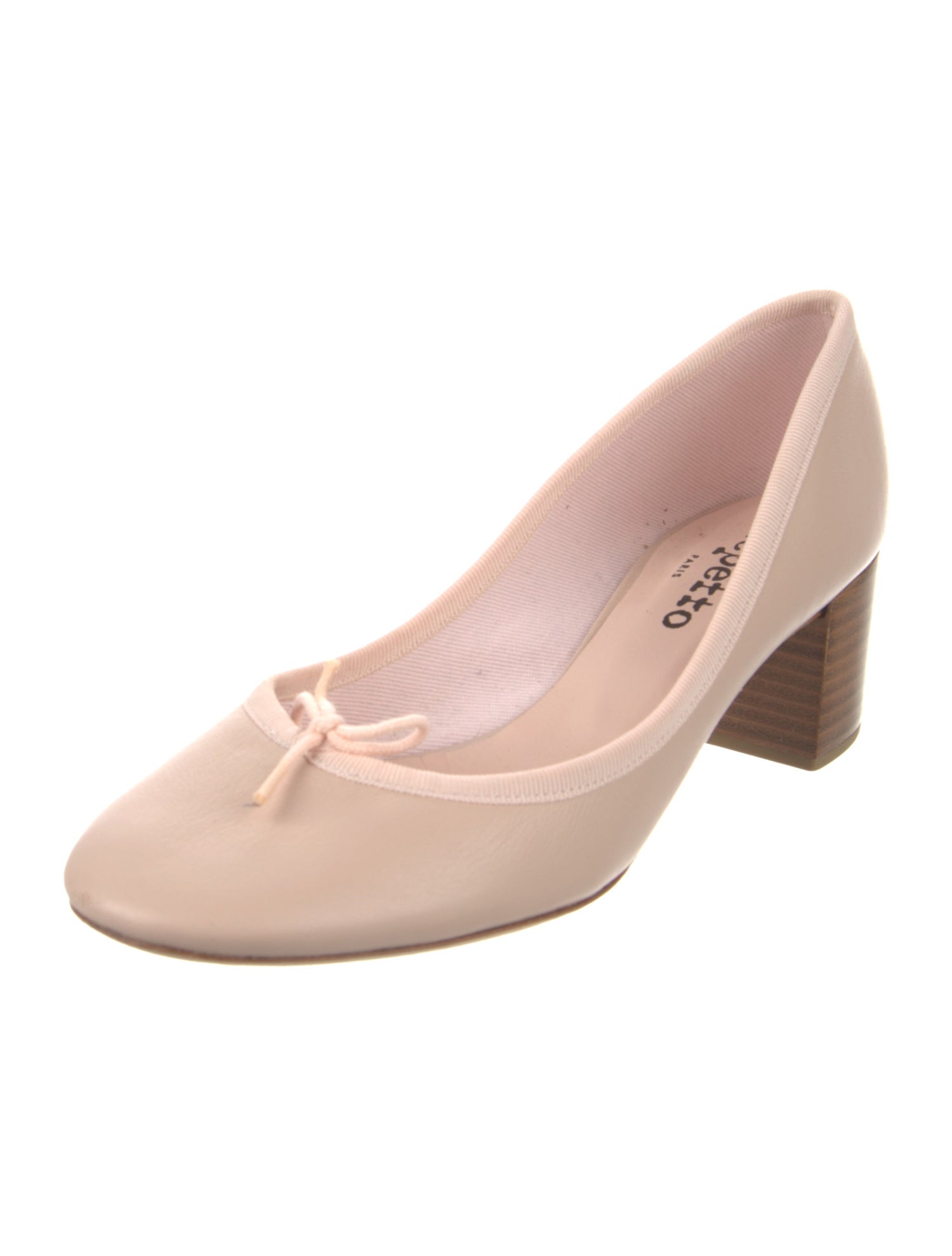 Repetto Patent Leather Bow Accents Pumps