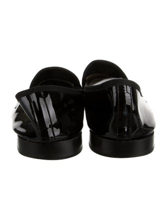Repetto Patent Leather Grosgrain Trim Loafers