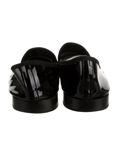 Repetto Patent Leather Grosgrain Trim Loafers