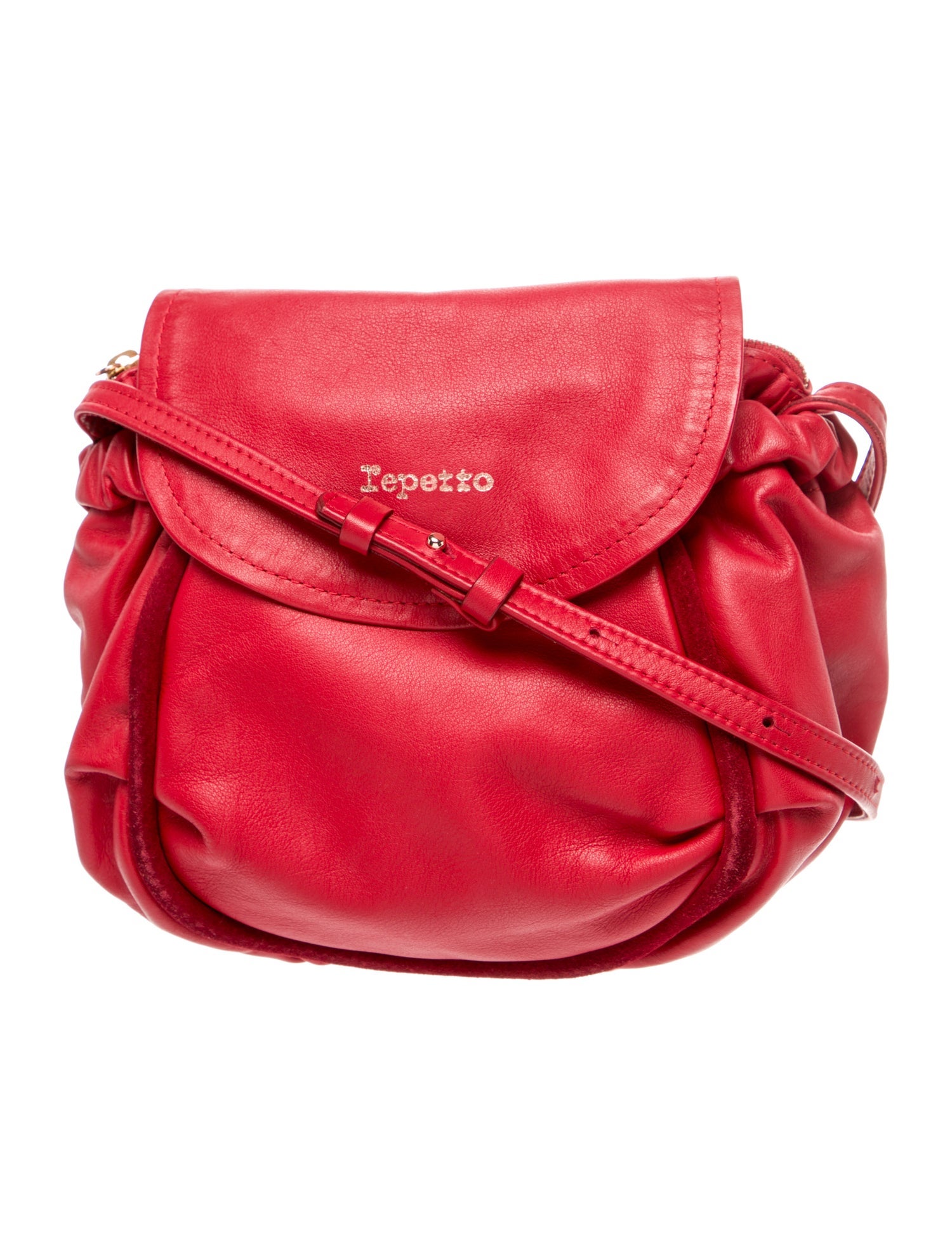 Repetto Leather Crossbody Bag