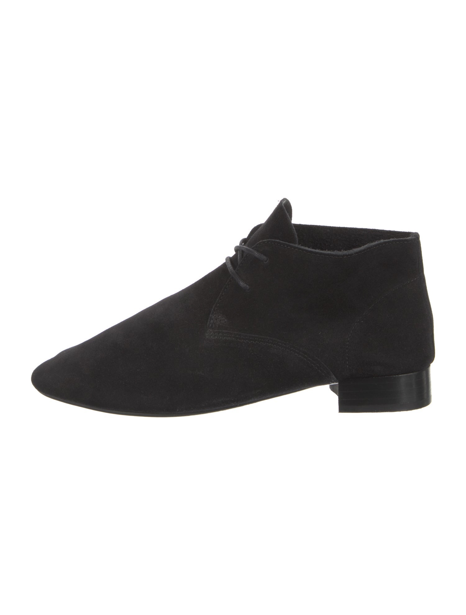 Repetto Suede Lace-Up Boots