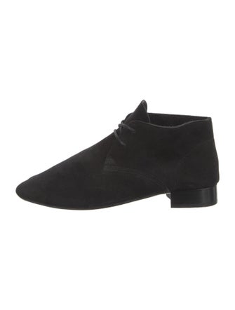 Repetto Suede Lace-Up Boots