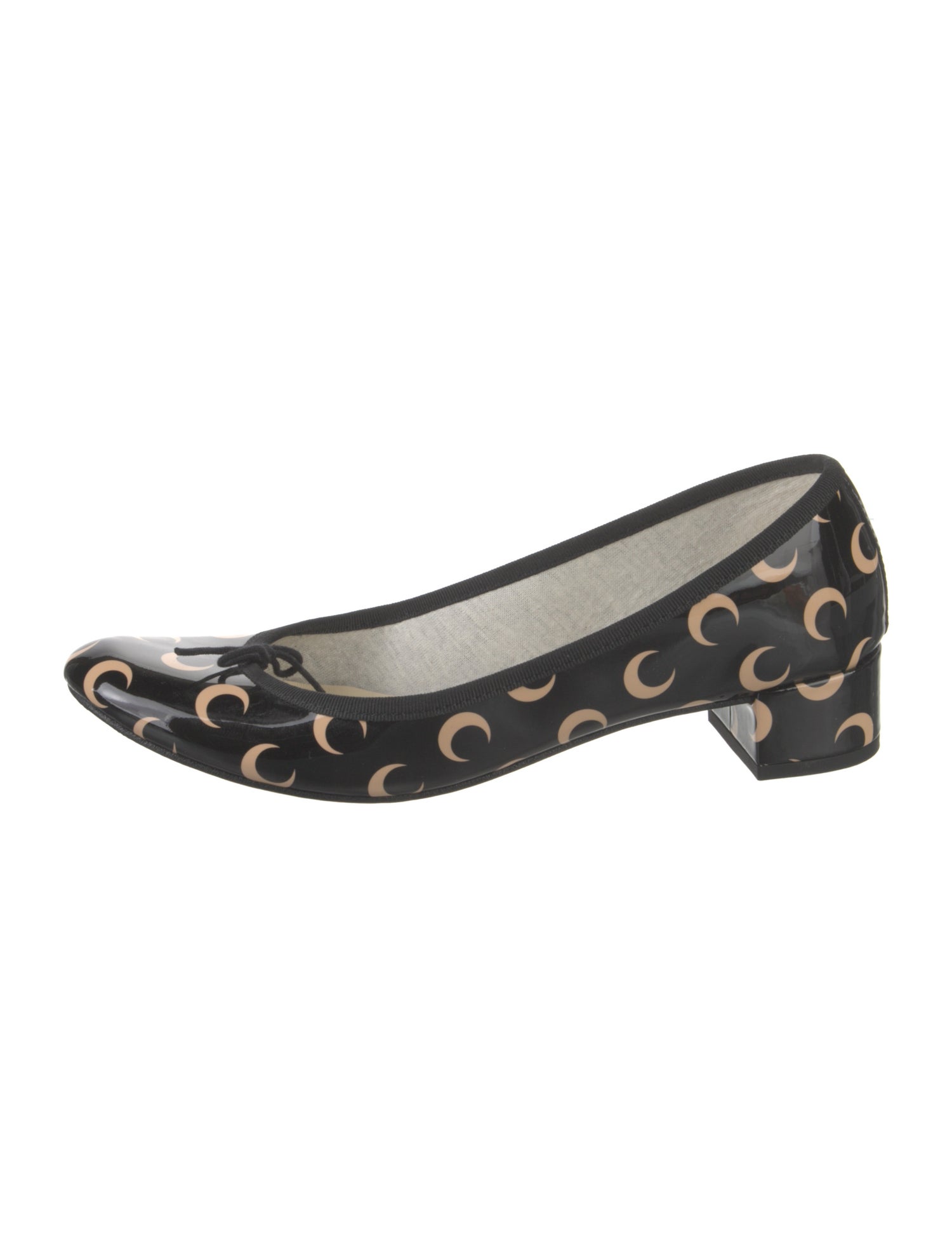Repetto Patent Leather Printed Ballet Flats