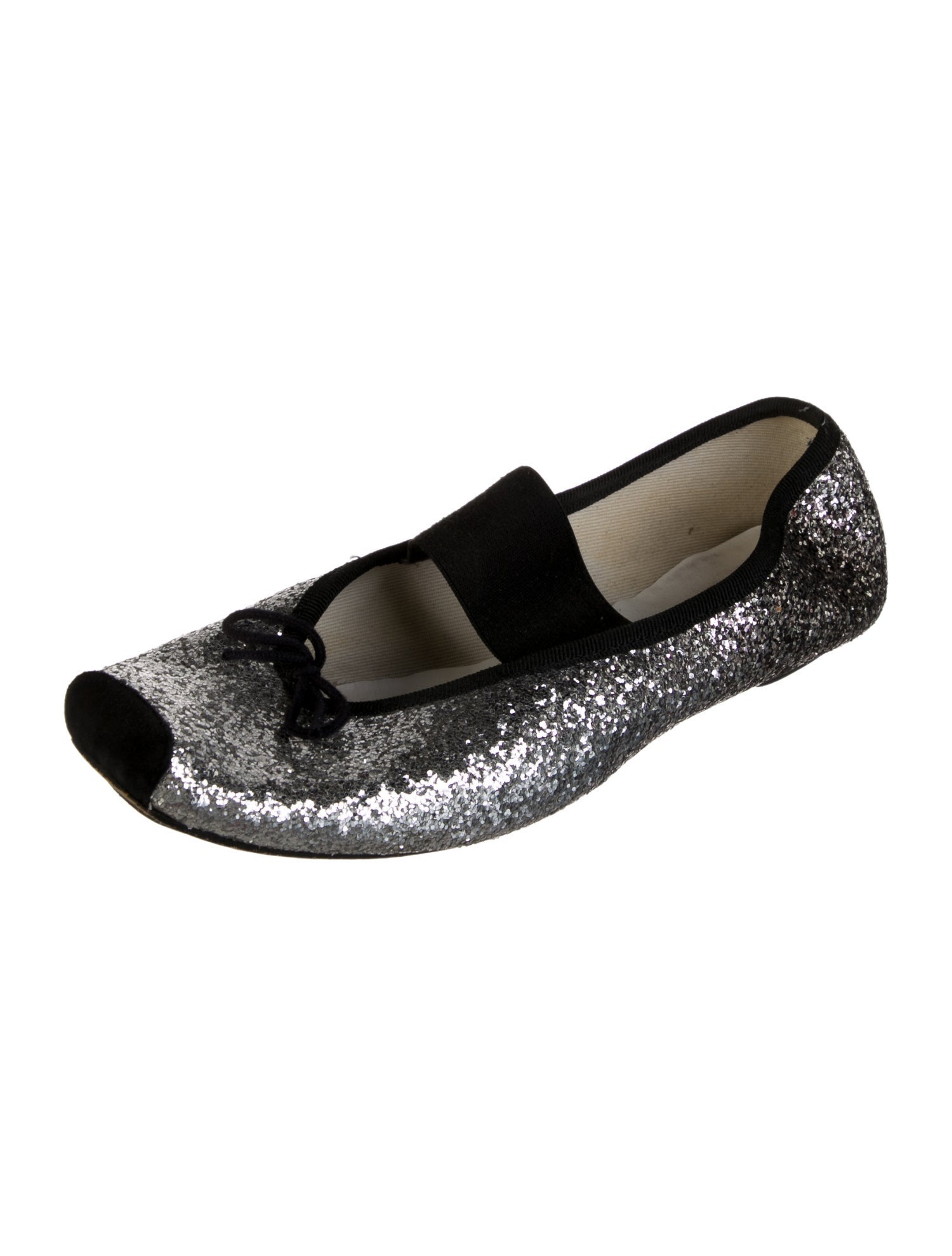 Repetto Glitter Printed Ballet Flats