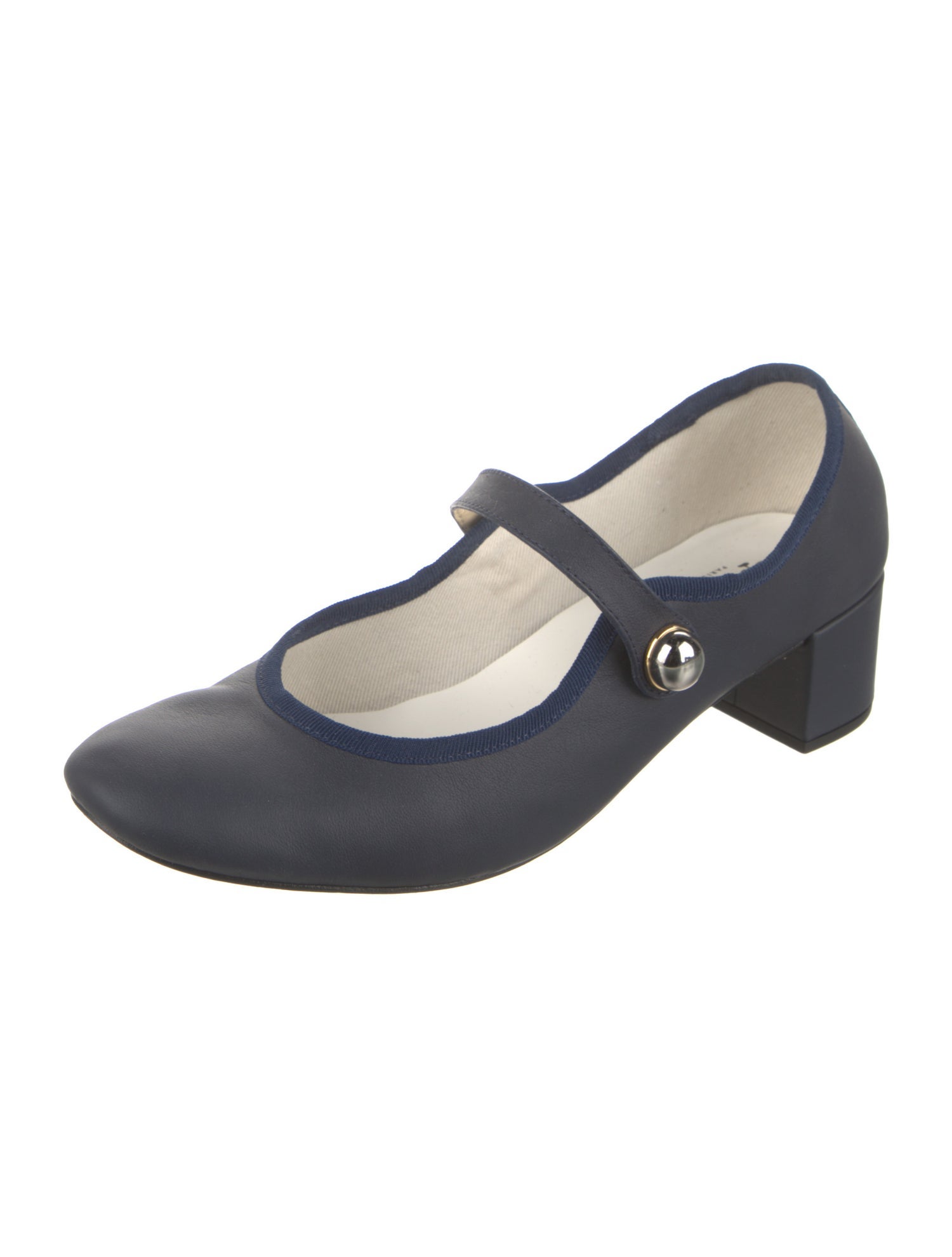 Repetto Leather Bow Accents Pumps