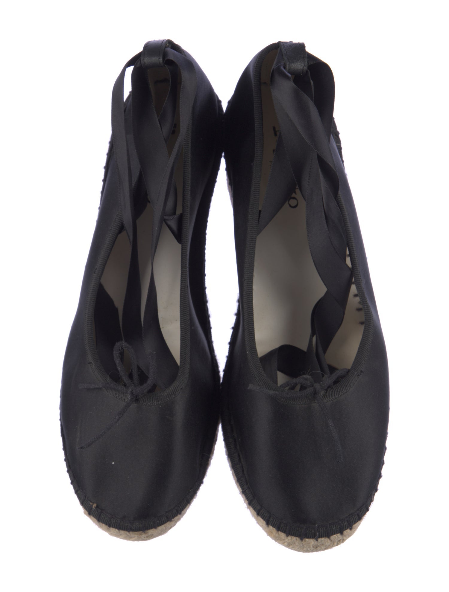 Repetto Jute Bow Accents Pumps