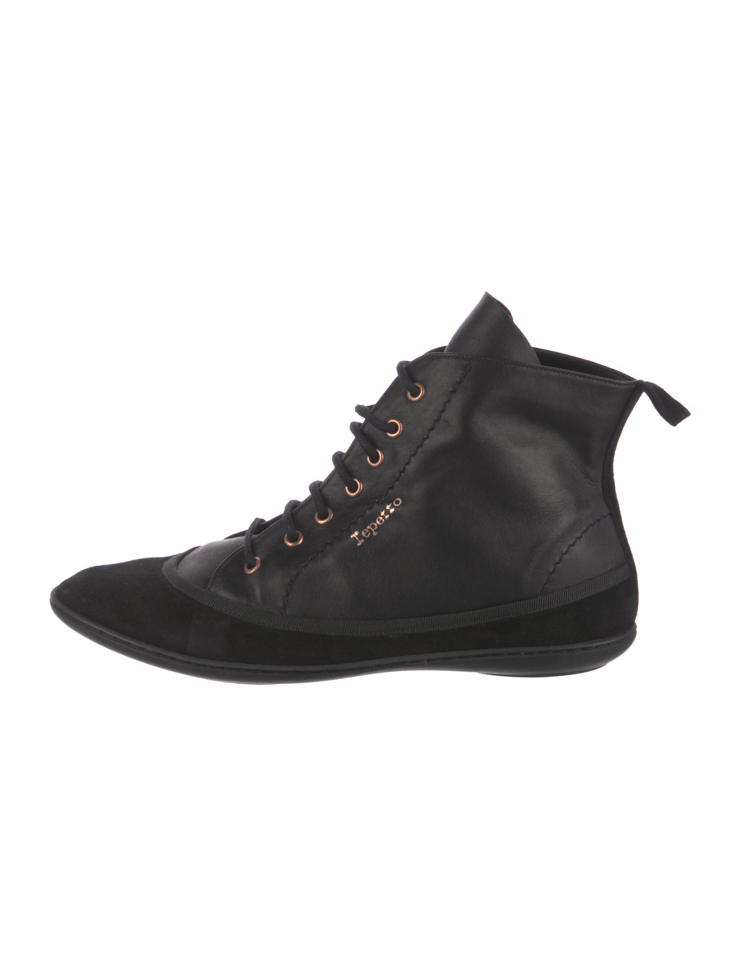 Repetto Leather Lace-Up Boots