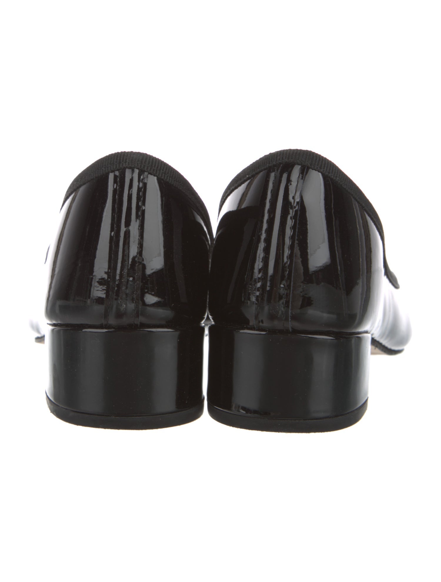 Repetto Patent Leather Bow Accents Pumps