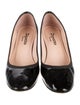 Repetto Patent Leather Bow Accents Pumps