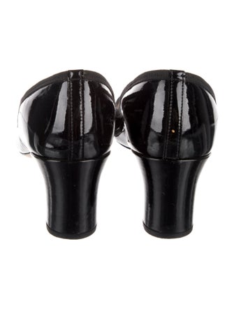 Repetto Patent Leather Bow Accents Pumps