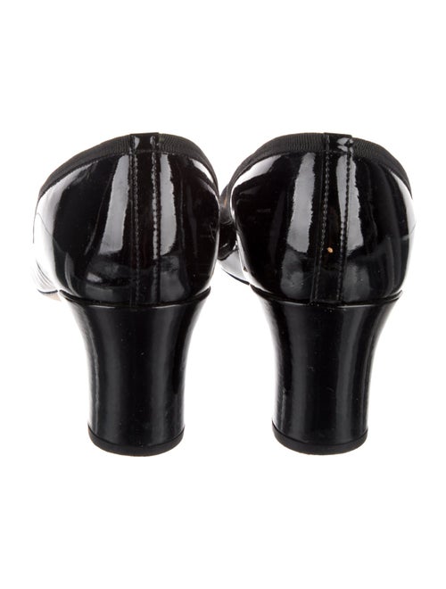 Repetto Patent Leather Bow Accents Pumps