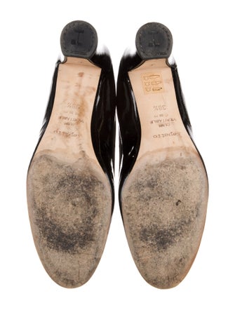 Repetto Patent Leather Bow Accents Pumps